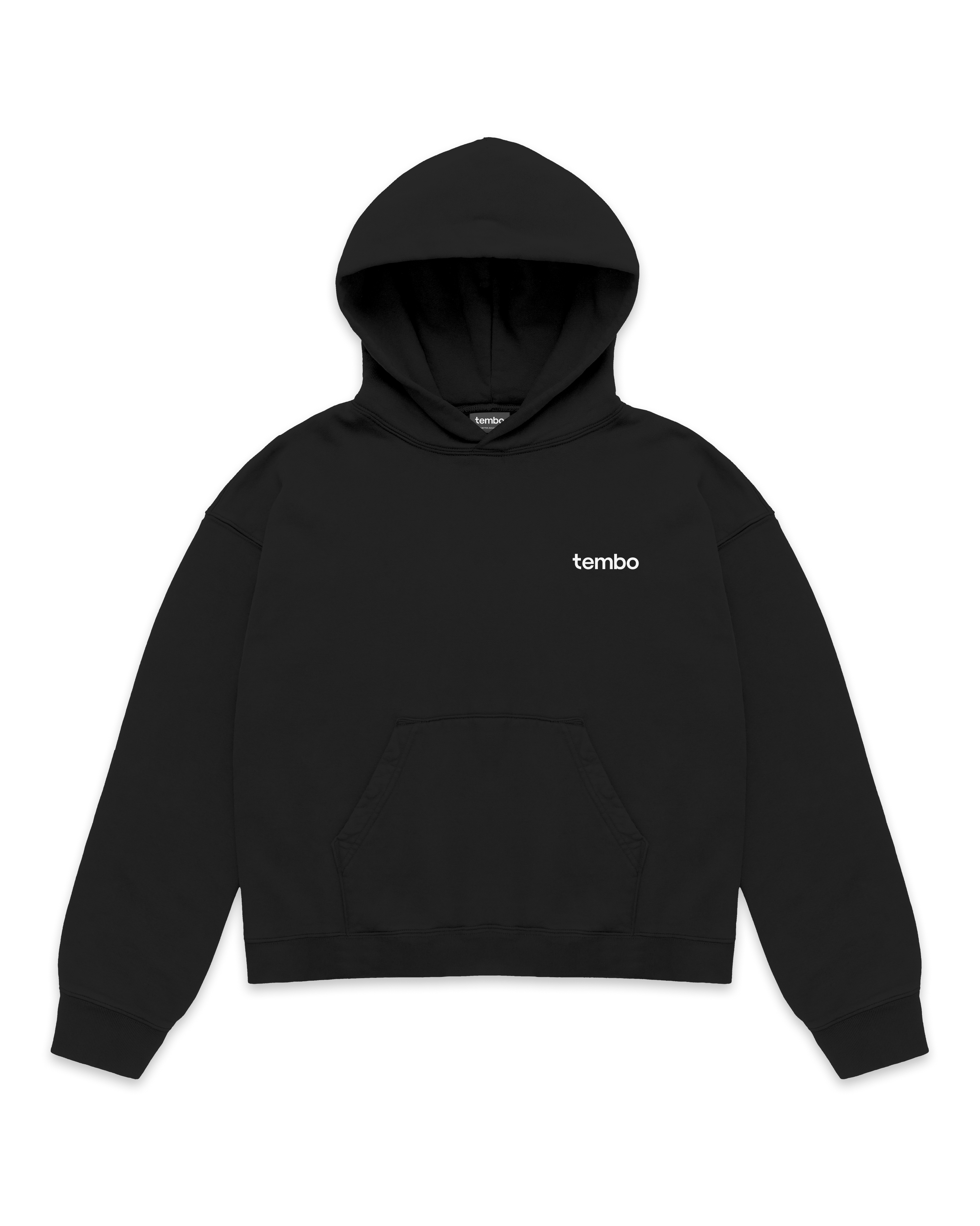 More Human Crop Hoodie